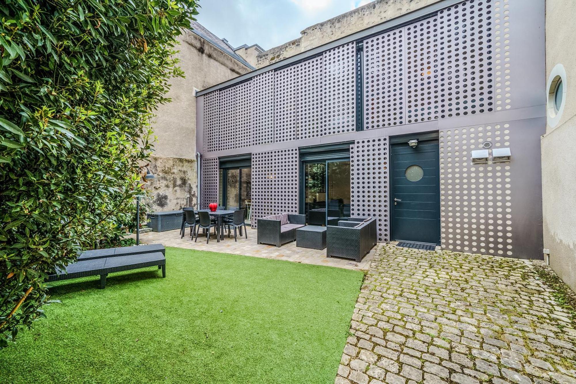 Maison D'Architecte Centre Tours Jardin, Climatisation, Parking 5 P エクステリア 写真